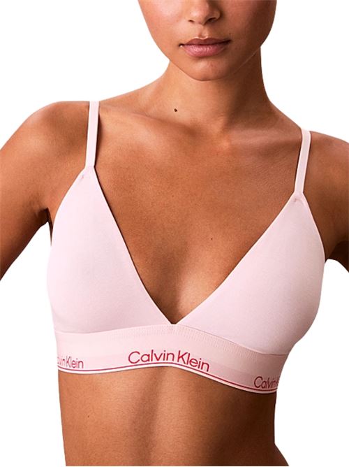 Reggiseno triangolo ICON rosa Calvin Klein | LV00QF8498TFF